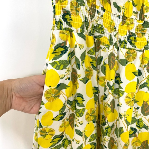 Boden Yellow and Green Floral Maxi Dress - Picture 7 of 12